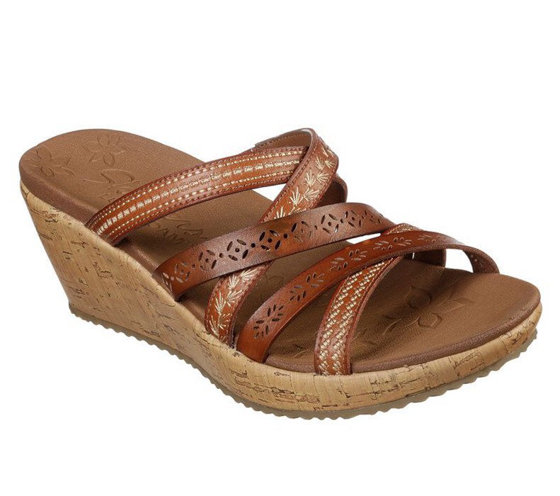 Skechers Dam Bruna Kilar Sandaler - Beverlee - Tiger Posse - Sverige (JOHED-0934)